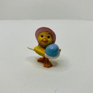 Hallmark Vintage Easter Merry Miniatures Duck Egg Spoon Spring Duckling 1992